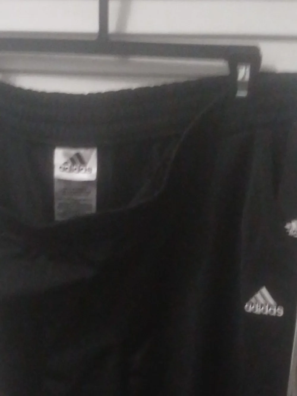 adidas Men's Track Pants Black & White Medium NWT